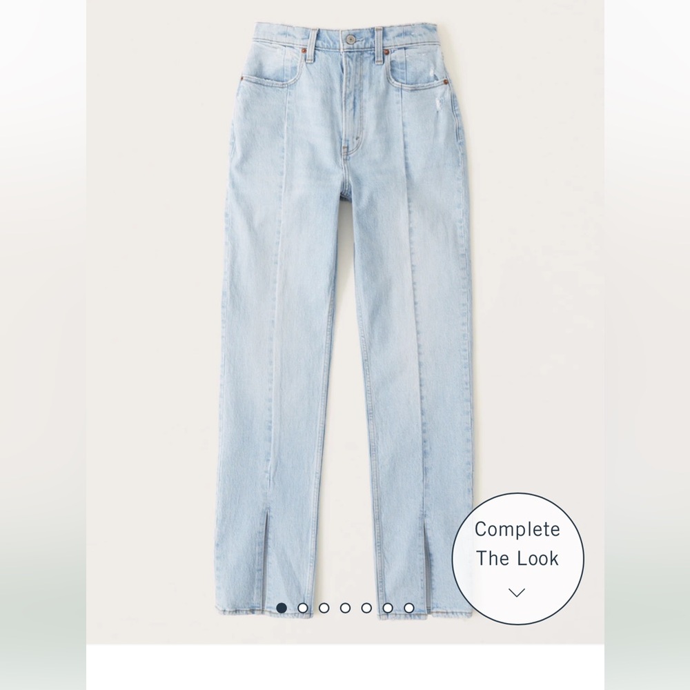A&F Vintage Ultra High Rise 90s Straight Jean